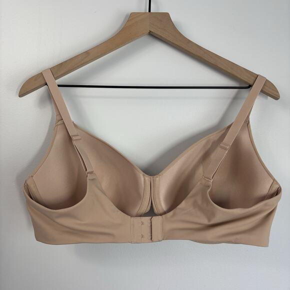 Skims Womens Bra 40c Beige Fits Everybody Tshirt Demi Underwire Adjustable New - Picture 8 of 9